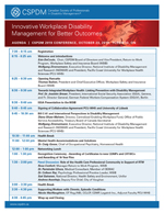 CSPDM Conference Agenda